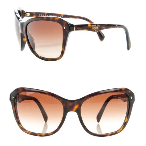 prada sunglasses spr24n|PRADA Tortoise Shell Sunglasses SPR 24N .